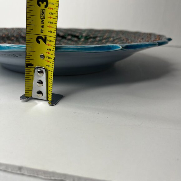 Decorative 12.5" Wall Hanging Plate Life Tree Pattern Turkish Ceramic Hand Paint - Picture 15 of 16